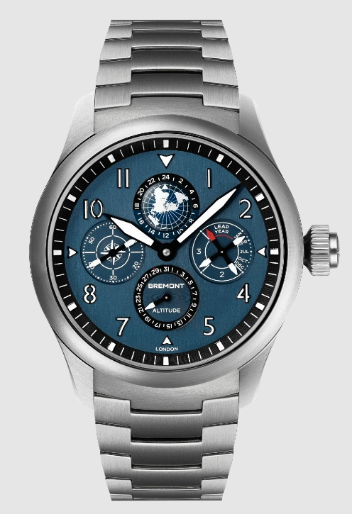 Replica Bremont Watch Altitude Perpetual Calendar GMT alt42-per-ti-bl-b Replica Bremont Watch Altitude Perpetual Calendar GMT alt42-per-ti-bl-b